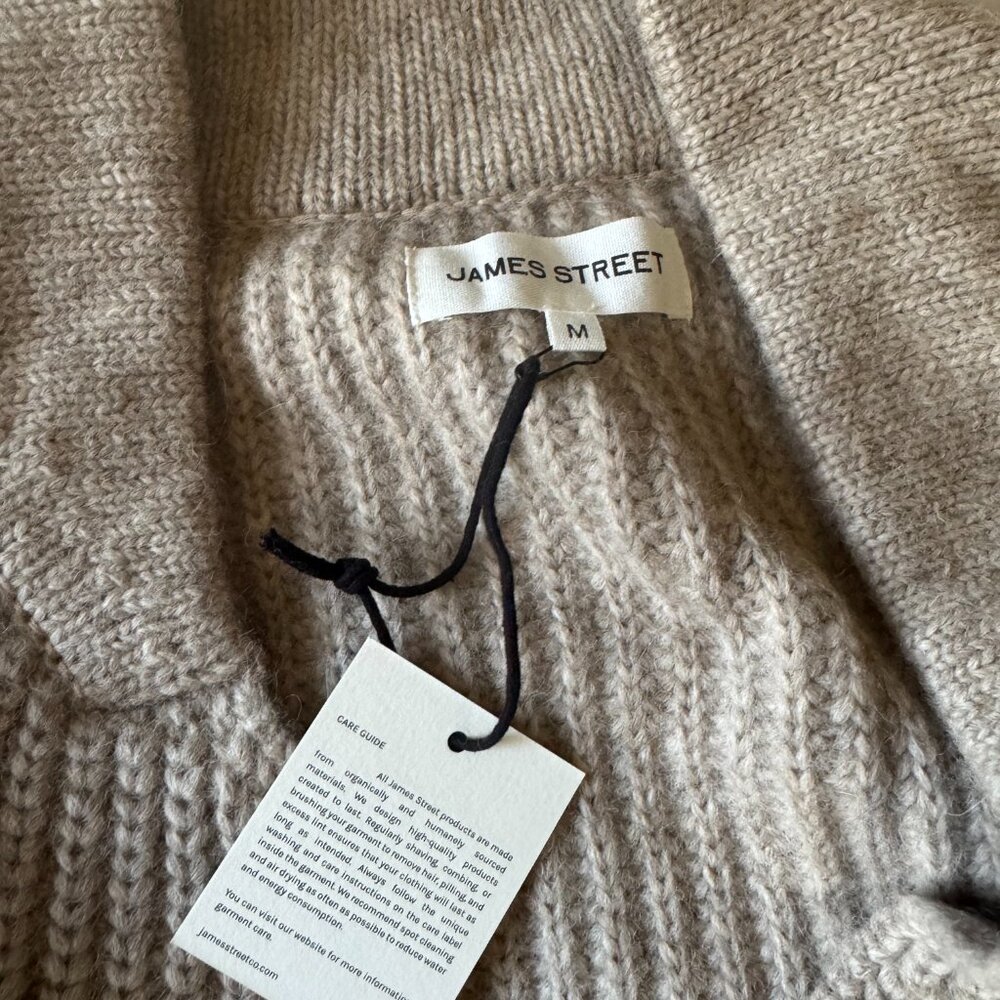 James Street Co. Frank Sweater Coat Size M NWT - Picture 5 of 7